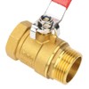 Brass Ball Valve 1" BSP DN25 Level Handle Male and