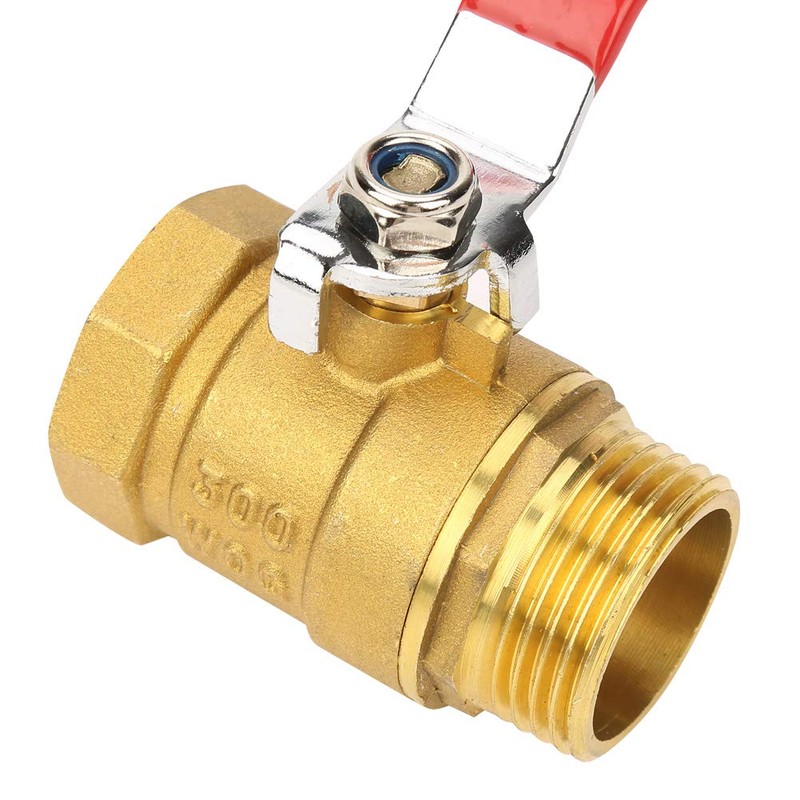 Brass Ball Valve 1" BSP DN25 Level Handle Male and