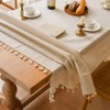 Anaado Cotton Table Cloth for Dining Table 4 Seater, Linen
