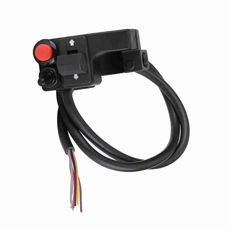22mm Motorcycle ATV Handlebar Headlight Push Horn Turn Switch for