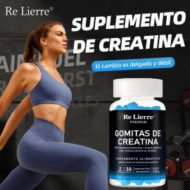 Gomitas De Arándano Creatina Energía Gym Resistencia 60 Ps