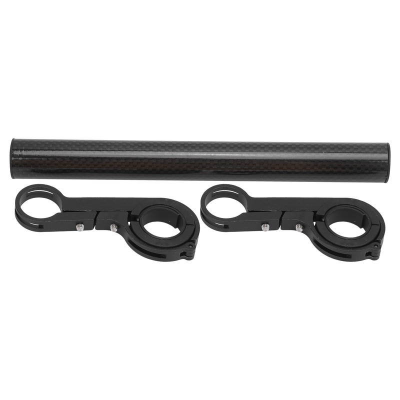 20CM Carbon Tube Bicycle Handlebar Extender Bracket Mount Bike Headlight