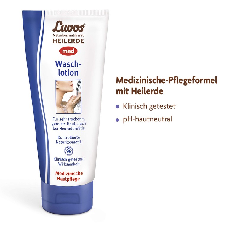 Luvos Medicinal Clay: Med Wash & Shower Lotion (200 ml)