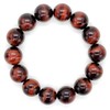 Shikui b463 Red Tiger Eye Bracelet, 0.6 inch (16 mm),