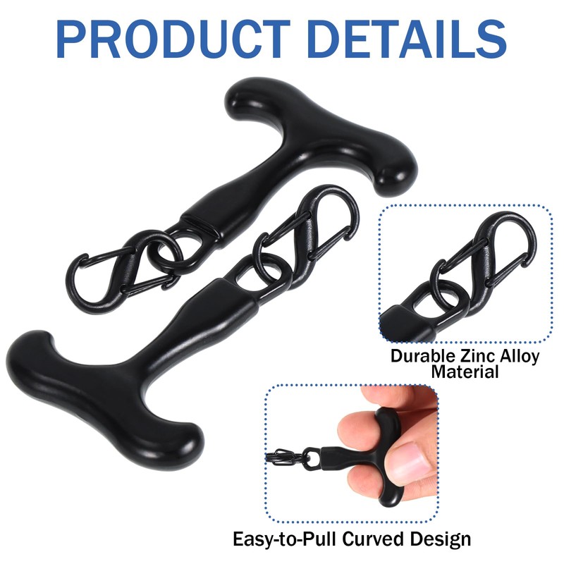8 Pack Replacement Zipper Pulls Compatible with RTIC and Other