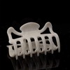 WeLoveBeads 1 x Hair Claw Large 9 cm White Made