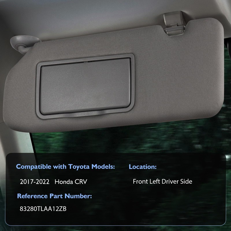 ItranMc Sun Visor Driver Side for Honda CRV 2017–2022, Left
