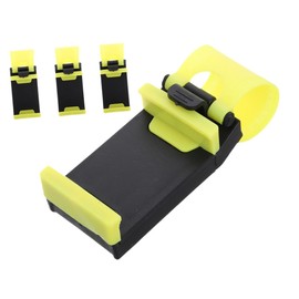 iplusmile 4pcs Car Steering Wheel Phone Holder Easy Install Adjustable Clamp for Fit for Safe Navigation Compatible Phone