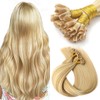 VINBAO U tip Hair Extensions Human Hair Blonde K Tip