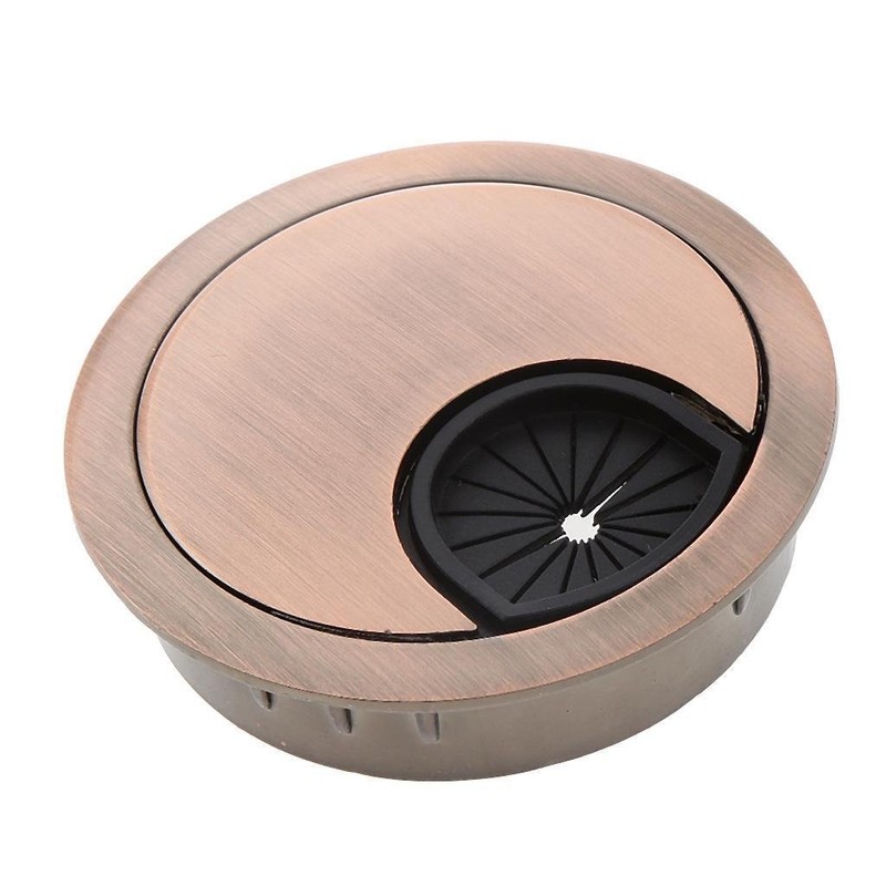 Gasea 4 Packs 50mm Desk Table Grommet Cable Tidies Computer