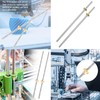 TA-VIGOR 2Pcs T8 Threaded Rod Lead Screws, 200mm Length 8mm