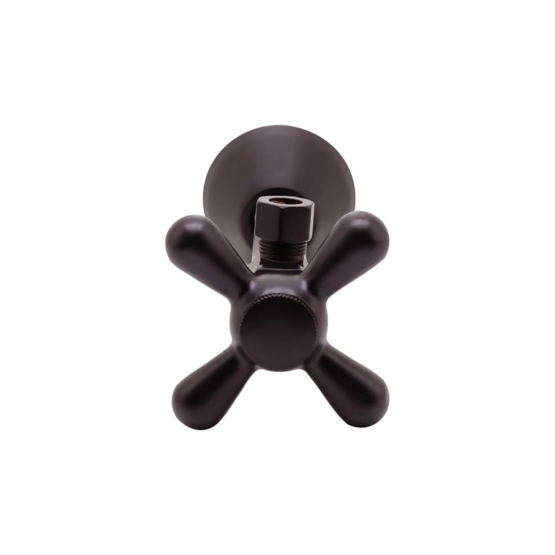 Westbrass D1112X-12 Cross Handle Angle Stop Shut Off Valve 1/2"