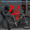 NineLeaf Bike Alarm Anti Theft with Remote Control, Rechargeable Bike