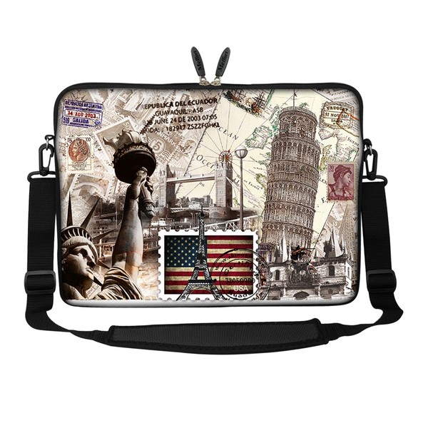 Meffort Inc 17 17.3 inch Neoprene Laptop Sleeve Bag Carrying