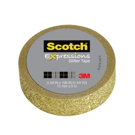 Washi Tape Glit Gold .59In