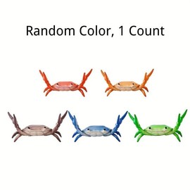 Creative Crab Shaped Pen Holder, 1 Count Unique Creative Crab Design Pen Holder, Desktop Pen Holder for Home Office School,  Office Supplies:_Random color_1 Count