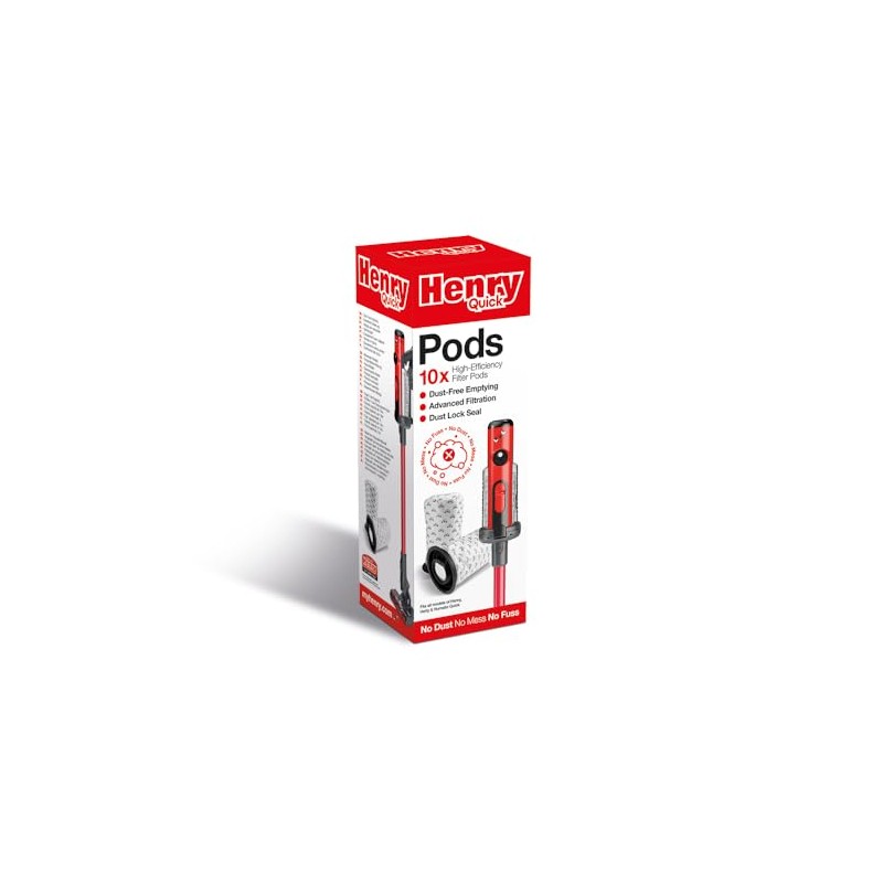 Numatic 915744 Henry Quick Pods, Microfibre 3 Layer Filtration