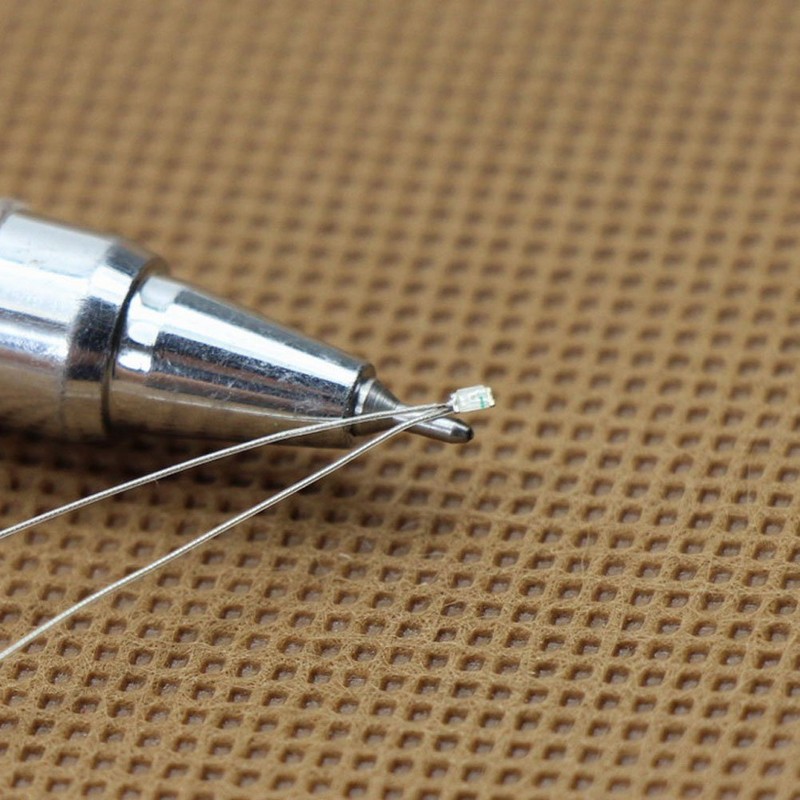 PTFE Wired SMD 0603 Chip LED Green 20 Pack Train