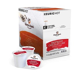 Keurig Coffee Pods K-Cups 16/18 / 22/24 Count Capsules ALL FLAVORS (24 Pods Gloria Jean's - Raspberry Chocolate Lava)