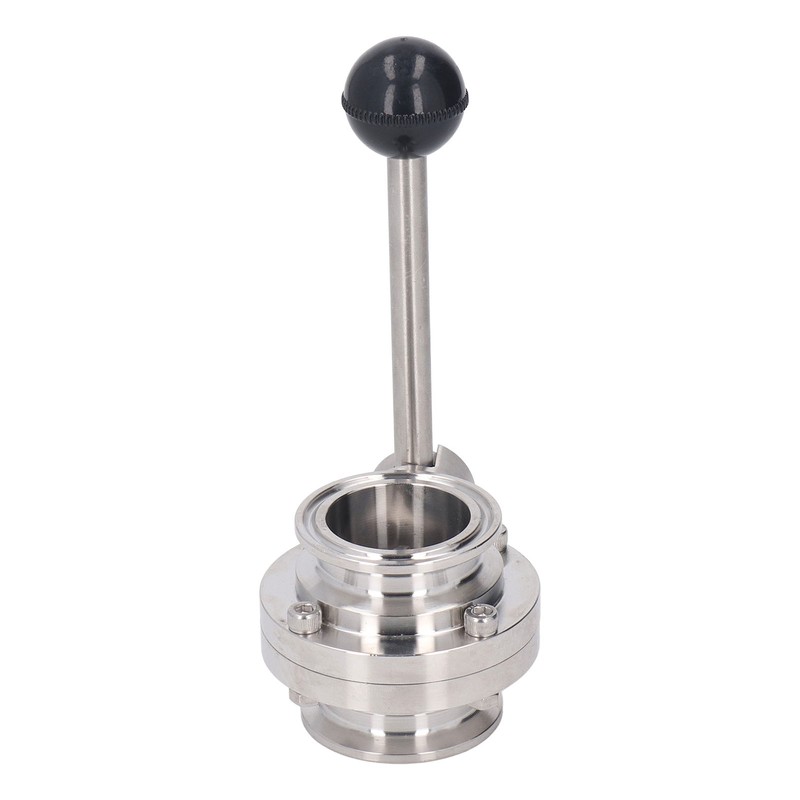 Sanitary Butterfly Clamp Valve with Silicone Washer Stainless Steel Clamp