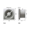Greenwood Select 100mm HT Fan with Pull Cord with Gravity