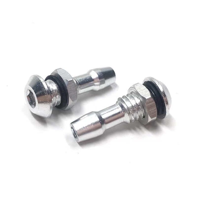 BQLZR RC Boat Water Nipple M6 Thread Silver Outlet Nozzle