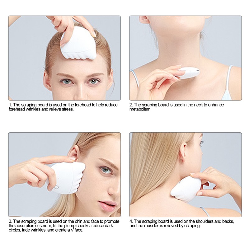 Electric Gua Sha Board Skin Tightening Hot Compress Scraping Massager
