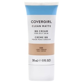 COVERGIRL - Crema BB mate limpia, sin aceite, de larga duración, piel sensible, ligera, 100% libre de crueldad animal