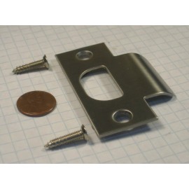 PRIME-LINE #E-2299 STRIKE, SATIN STAINLESS STEEL, 2-3/4" HEIGHT, 1-1/8" WIDTH