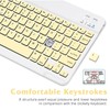 Ultra-Slim Bluetooth Rechargeable Keyboard for alcatel Pop 7 LTE and