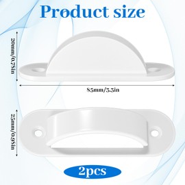 Ouligay 2 Pack Light Switch Guard, Light Plates Switch Covers, Childproof Outlet Cover, Child Proof Light Switch Cover, Lightswitch Cover Plate, White, Includes Screws