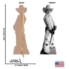 Advanced Graphics Black & White Ralphie Life Size Cardboard Cutout Standup - A Christmas Story (1983 Film)