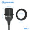 E27 Lamp Socket with 3.5 m / 5 m Cable,