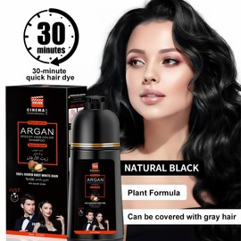 Brown Hair Shampoo 420ml With Argan Oil Instant Hair Dye Black hair dye Hair Coloring [ORIGINAL]