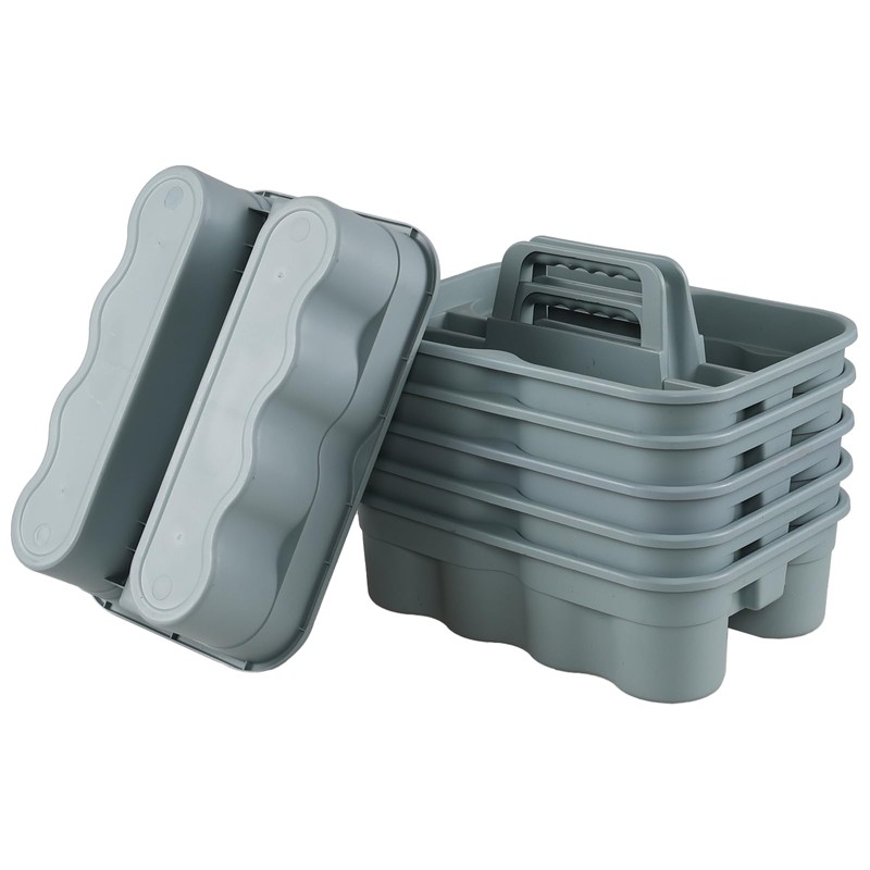 Zopnny Multiuse Caddy Organizer with Handle, Plastic Shower Caddy Basket,