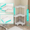 HapiRm Corner Shower Caddy Standing - 3 Tier Shower Organizer