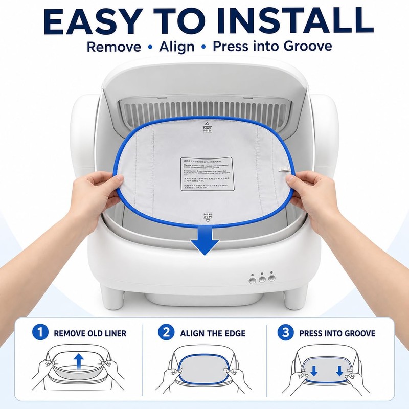 Waterproof Pad for PARUUNTYS Self-cleaning Cat Litter Boxes
