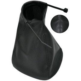AERZETIX - C57768 - Gear Lever Bag - Gear Stick Gaiter - Compatible with Citroen C8, Fiat Ulysse 2, Lancia Phedra, Peugeot 807: from 2002 to 2010 - Colour: Black - Faux Leather