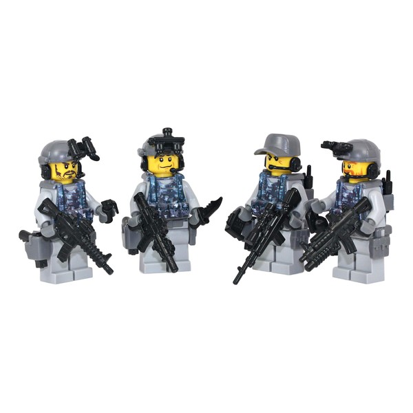 Modern Brick Warfare Navy Seal Team 6 Squad Custom Minifigure