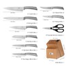 JF JAMES.F Knife Set, 17 Piece Dishwasher Safe Kitchen Knife