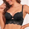 SHEKINI Women's Bra with Underwire Push Up Elegant Underwired Bra