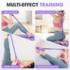 Resistance Bands, 4 Tube Pedal Puller Exercise Resistance Band, Workout