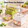 48-Grid Ice Cube Tray for Homemade Ice – Reusable One-Touch