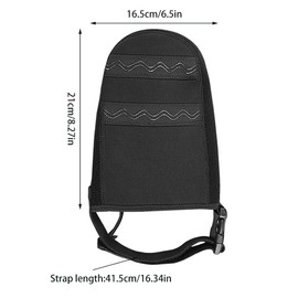 Cast Sock Toe Cover with Anti-Slip Strap, Adjustable Cast Protector Half Foot Keep Toes Warms and Clean, Protect Cast Walking Aids Boot Toe Warmer for Men & Women(Black)