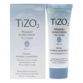 Primer Facial Tizo2 Sin Tinte Spf 40 52 Ml Tizo