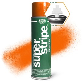 Fox Valley Athletic Field Marking Paint 18 oz (Pack of 6) Athletic Hot Orange For Soccer Fields Track and Field Events Cross Country Running Course Marking Baseball, Football Fields Tennis Court Paint