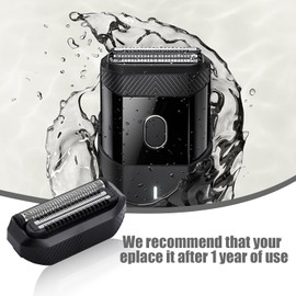 Shaver heads Replacement Blade Compatible with MANSCAPED The Handyman Replacement Blade，Long-Hair Leveler & Foil Blades （2 Pack）