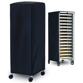 Bun Rack Cover, 23″L x 28″W x 64″H, High Density 600D Dust Proof Fabric, Home Commercial Use