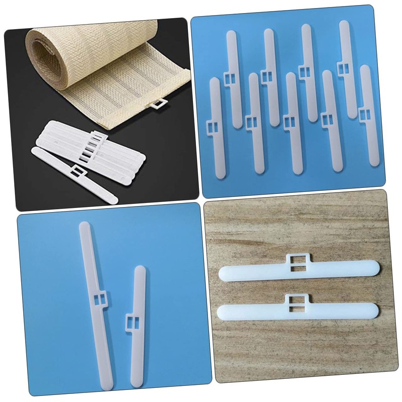 30Pcs Vertical Blind Top Hangers Double Hole Holders for 127Mm