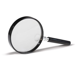 Magnifier glass with handle, 2,5x magnification